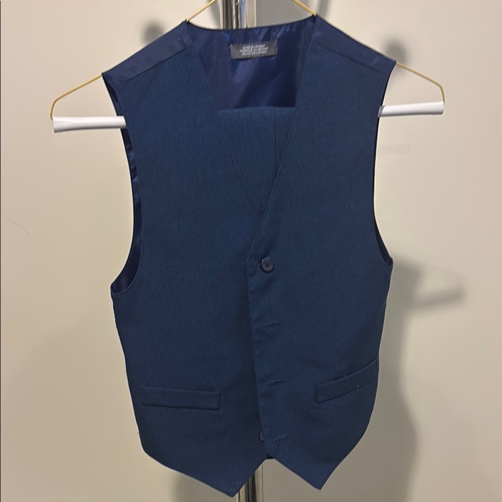 Van Heusen Blue Matching Vest Set
